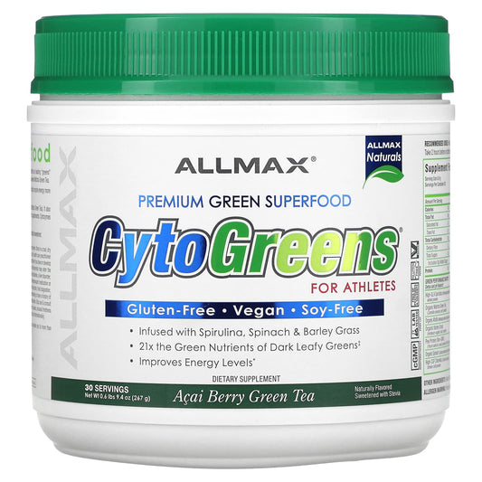 ALLMAX CytoGreens Premium Green Superfood Supplement for Athletes - Image 1