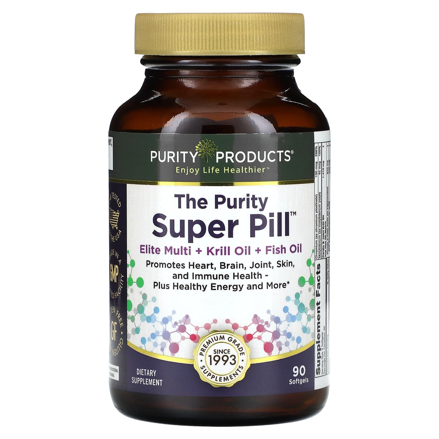 Purity Products, The Purity Super Pill, 90 Softgels - Image 1