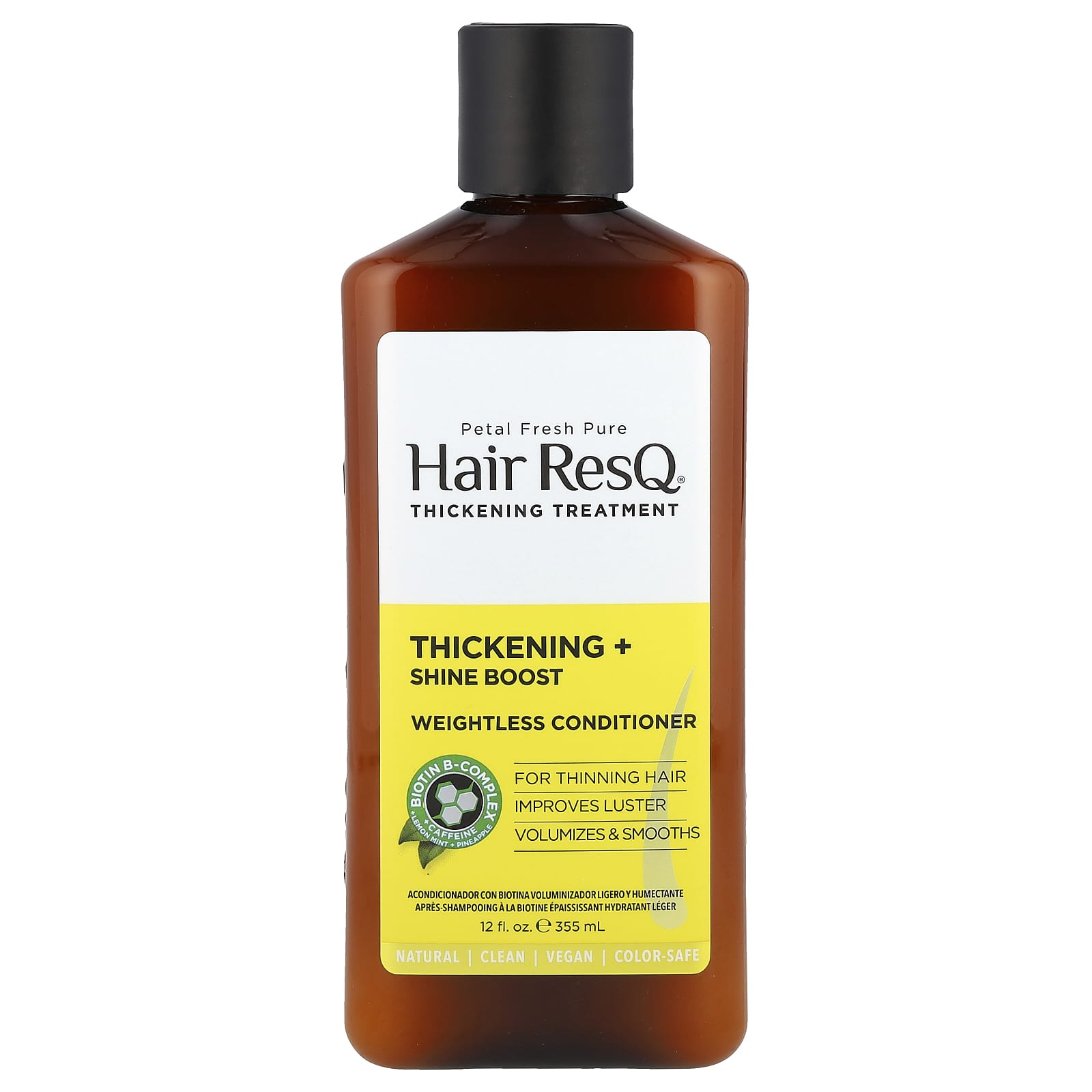 Petal Fresh, Hair ResQ®, Thickening Treatment, Weightless Conditioner, For Thinning Hair, 12 fl oz (355 ml) - Image 1