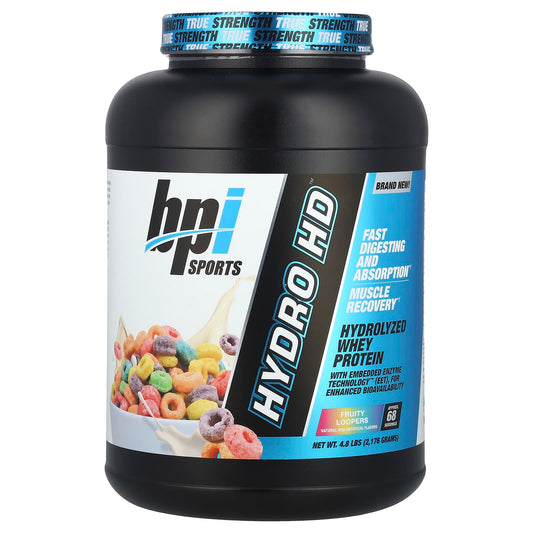 BPI Sports Hydro HD Fruity Loopers 4.8 lbs Whey Protein Isolate Powder - Image 1