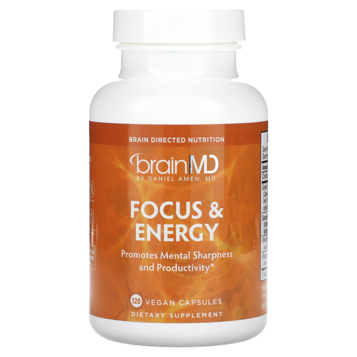 Boost Mental Clarity & Energy with BrainMD Focus & Energy - 120 Capsules - Image 1