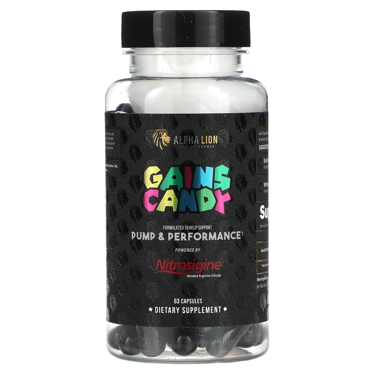 Nitrosigine Supplement by ALPHA LION for Muscle Pump & Performance - Image 1