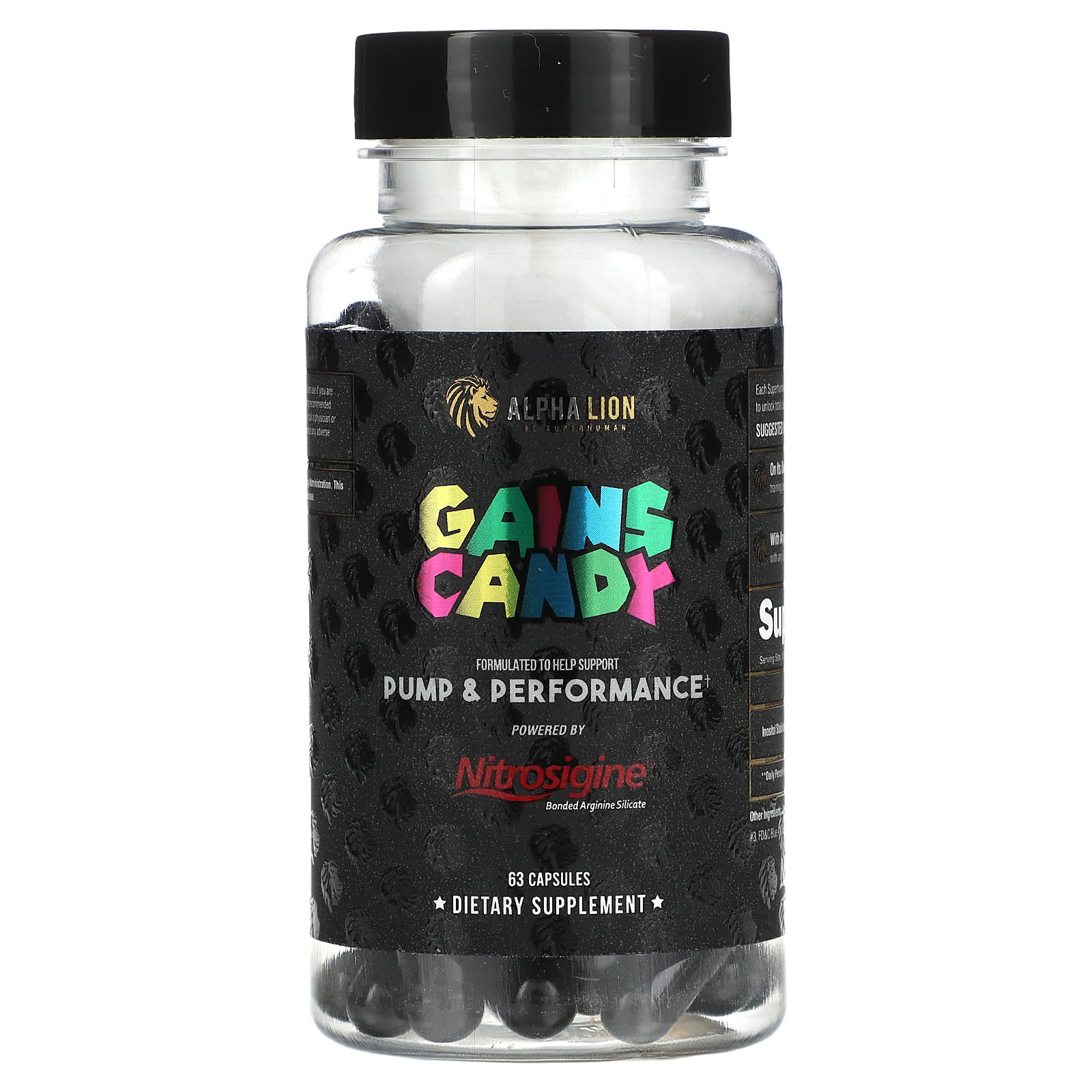 Nitrosigine Supplement by ALPHA LION for Muscle Pump & Performance - Image 1