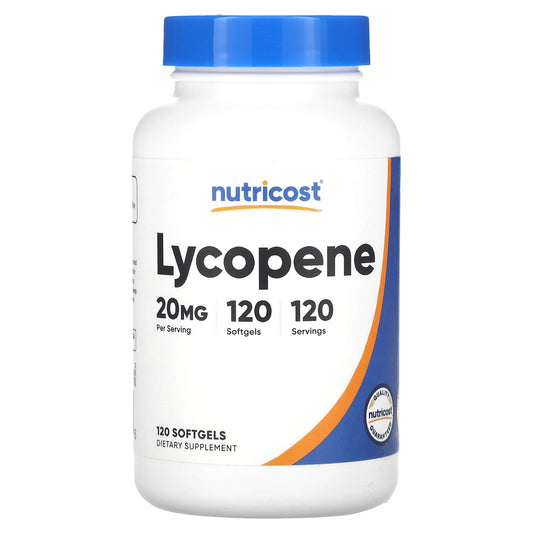 Nutricost, Lycopene, 20 mg, 120 Softgels - Image 1