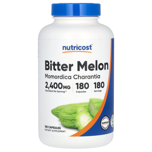 Nutricost, Bitter Melon, 2,400 mg, 180 Capsules - Image 1