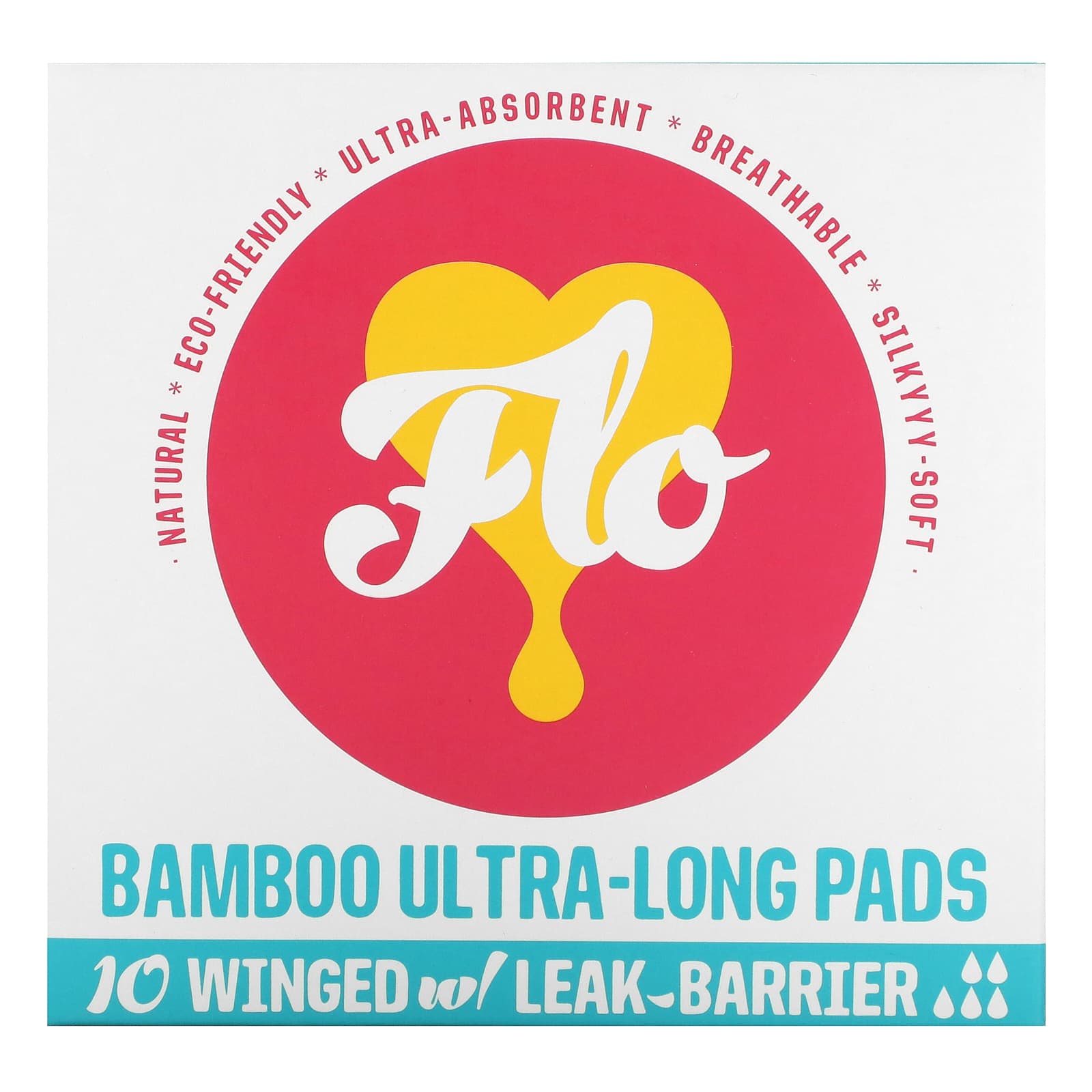 Bamboo Ultra-Long Period Pads with Leak Barrier - Cruelty-Free - Image 1