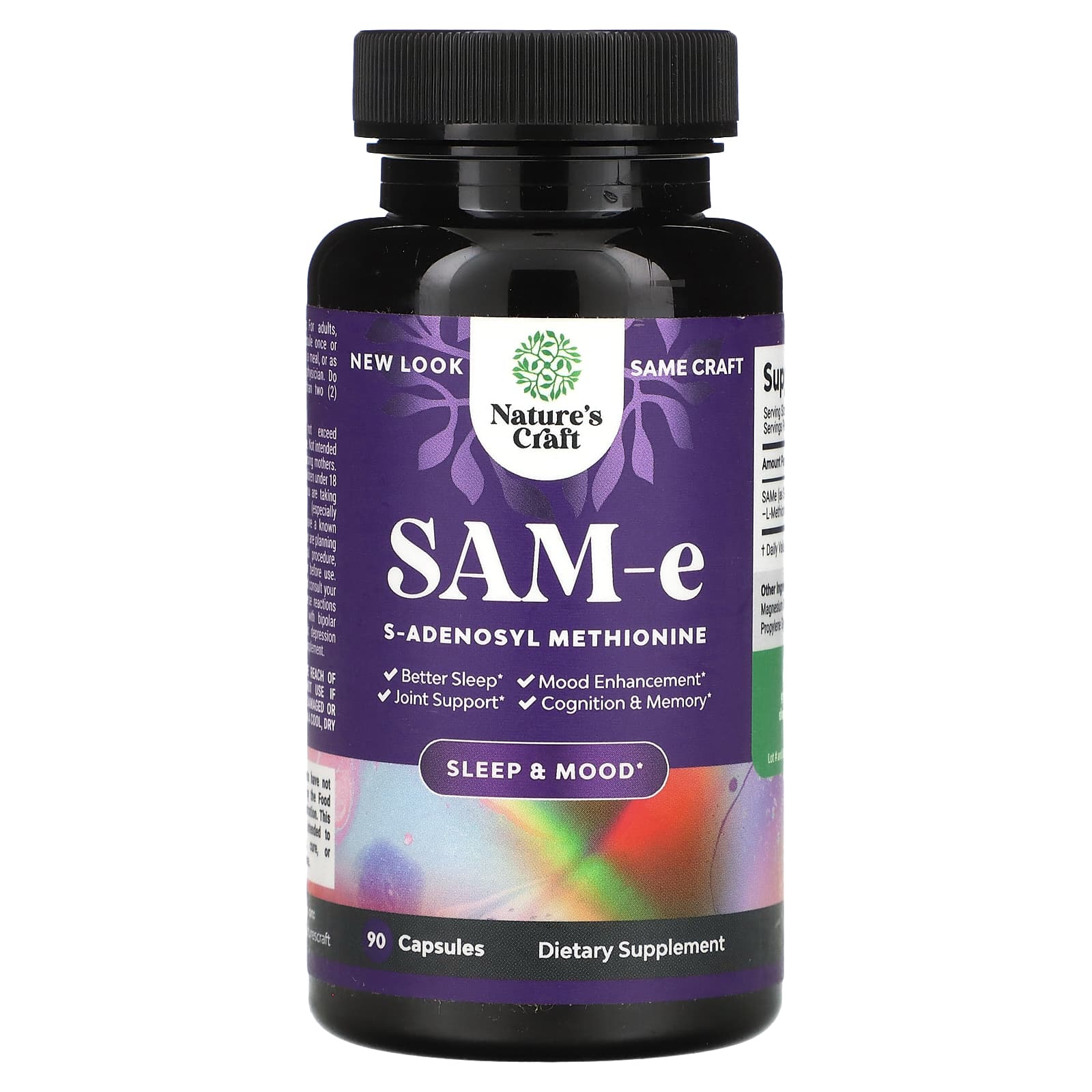 Nature's Craft, SAM-e, 150 mg, 90 Capsules - Image 1