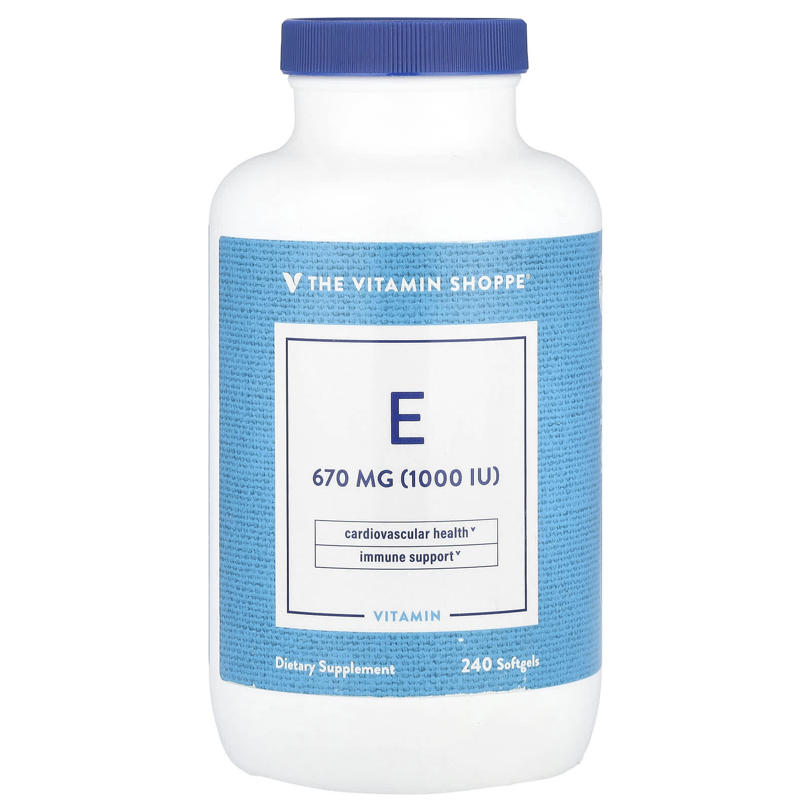 The Vitamin Shoppe, Vitamin E, 670 mg (1,000 IU), 240 Softgels