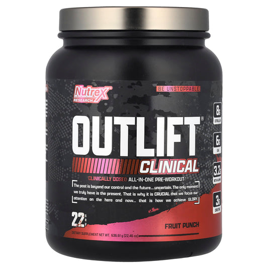 Nutrex Research, Outlift® Clinical, Fruit Punch, 22.46 oz (636.61 g) - Image 1