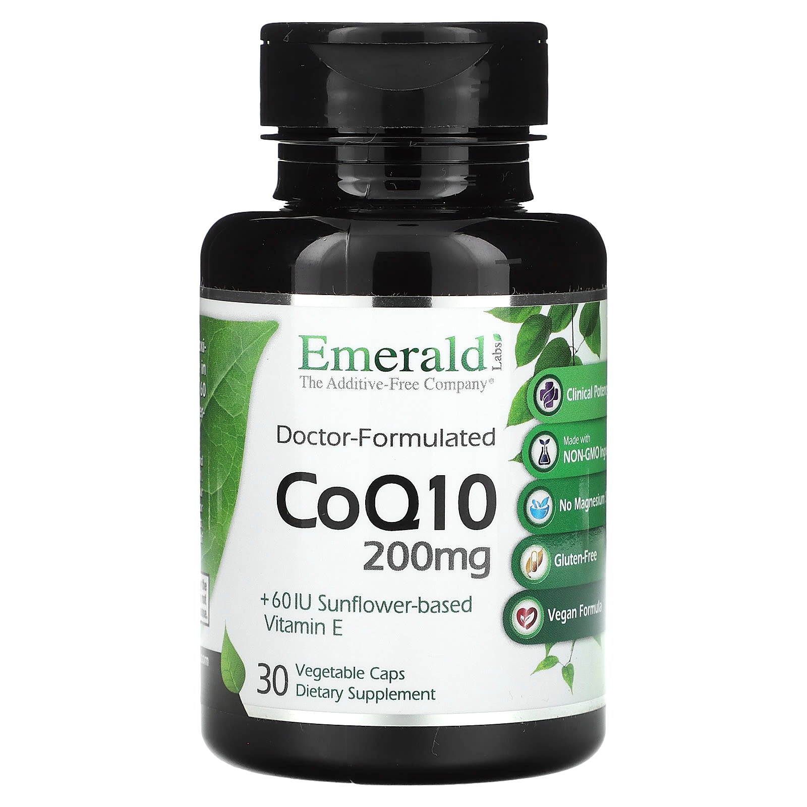 Maximize Energy with Emerald Labs CoQ10, 200mg, 30 Capsules - Image 1
