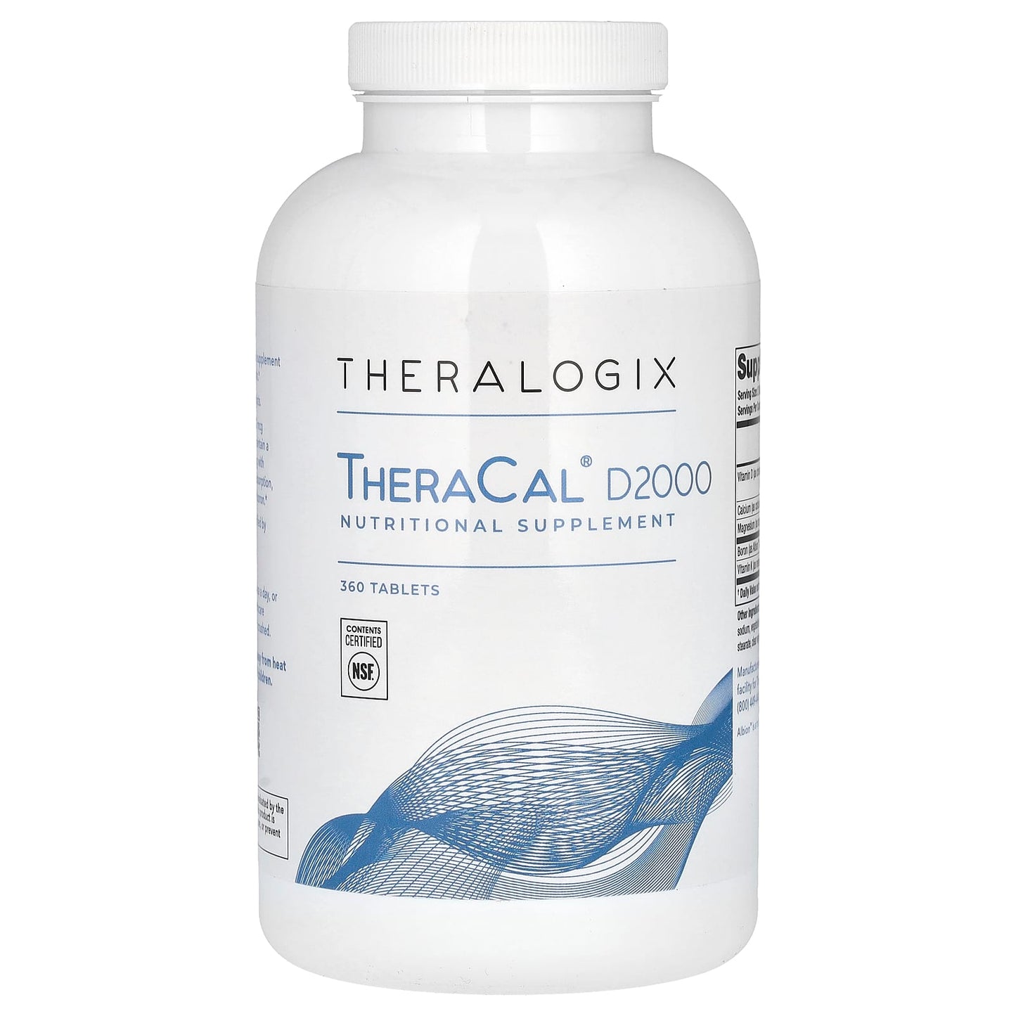 Theralogix, TheraCal D2000, 360 Tablets - Image 1