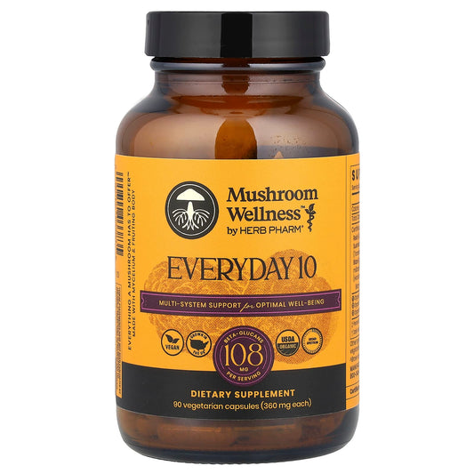 Optimize Immune System with Herb Pharm&rsquo;s Everyday 10 Mushroom Blend - Image 1