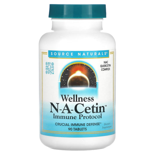 Source Naturals, Wellness N-A-Cetin®, 90 Tablets - Image 1