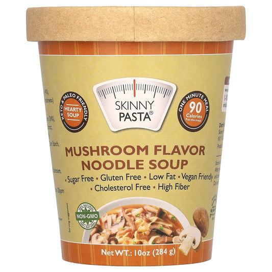 Skinny Pasta, Noodle Soup, Mushroom , 10 oz (284 g)