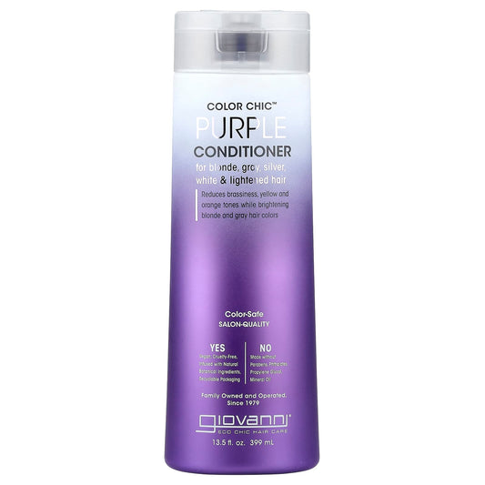 Giovanni Purple Conditioner for Blonde, Gray, and Silver Hair - 13.5 fl oz - Image 1