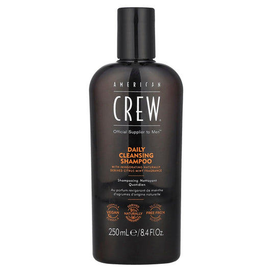 American Crew Citrus Mint Daily Shampoo 8.4oz - Vegan & Silicone-Free - Image 1