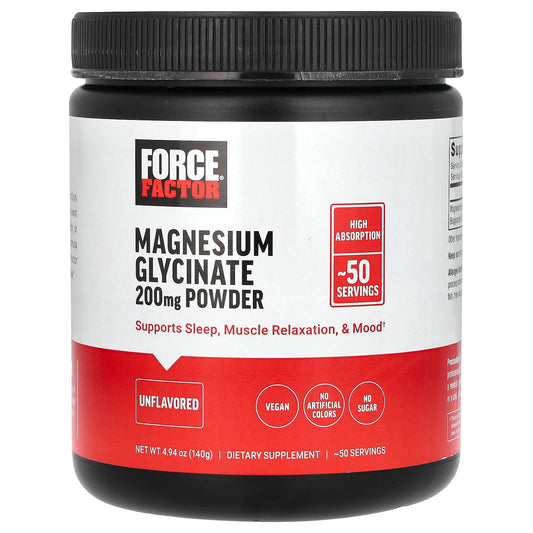 Force Factor Magnesium Glycinate Powder - Relax & Revitalize Your Body - Image 1