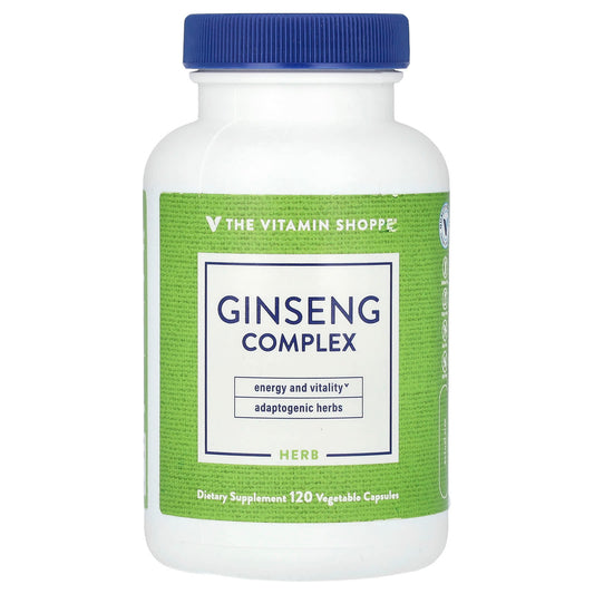 The Vitamin Shoppe, Ginseng Complex, 120 Vegetable Capsules - Image 1
