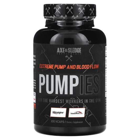 Axe & Sledge PUMPIES Nitric Oxide Boost Supplements - Image 1