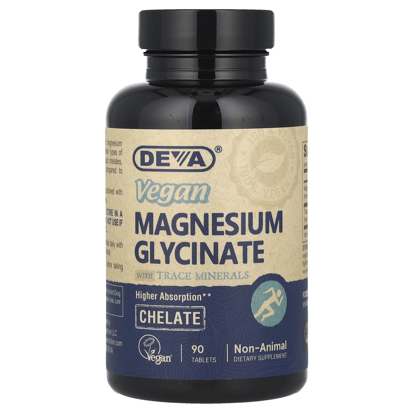 Vegan Magnesium Glycinate with Trace Minerals by Deva - Image 1