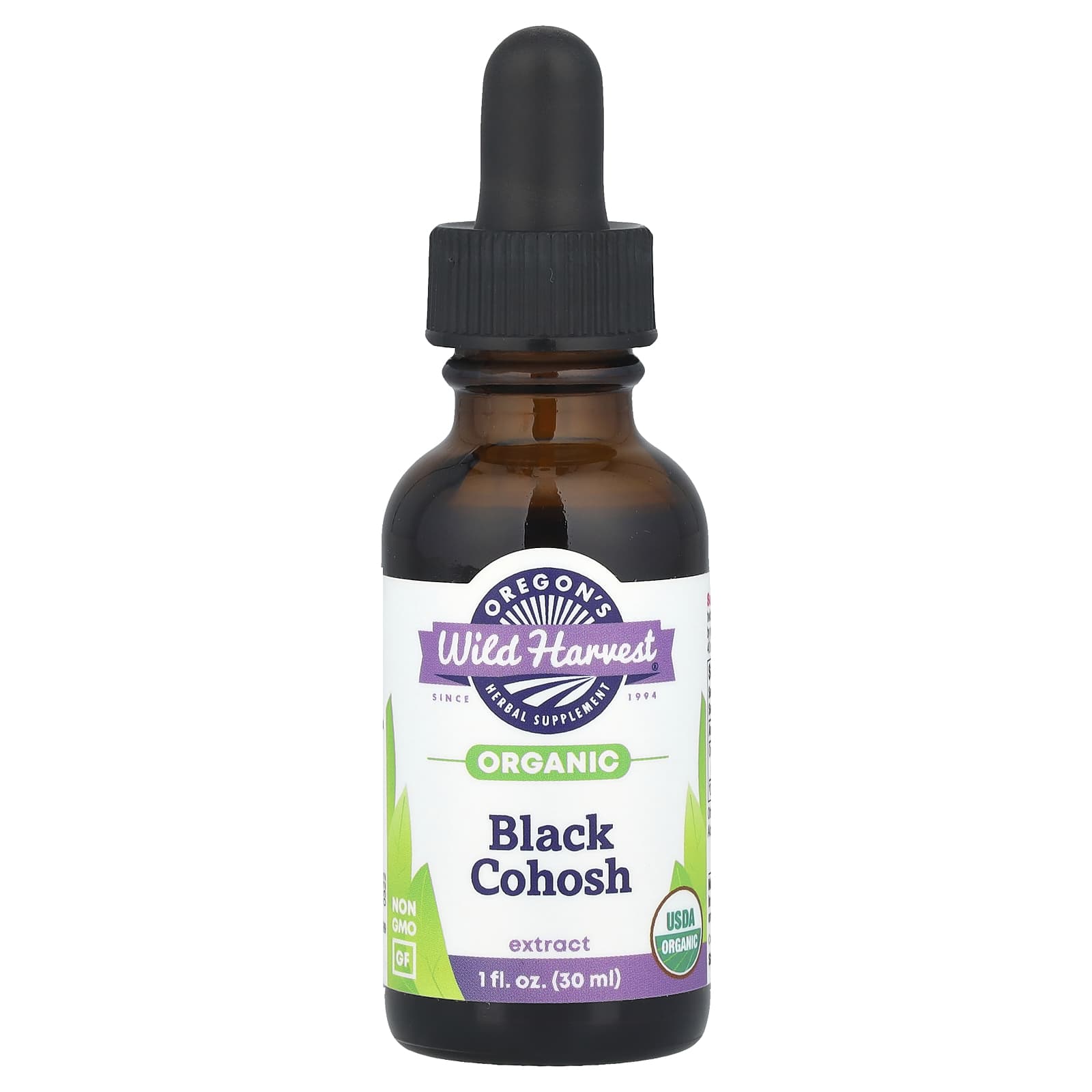 Oregon's Wild Harvest, Organic Black Cohosh Extract, 1 fl oz (30 ml) - Image 1