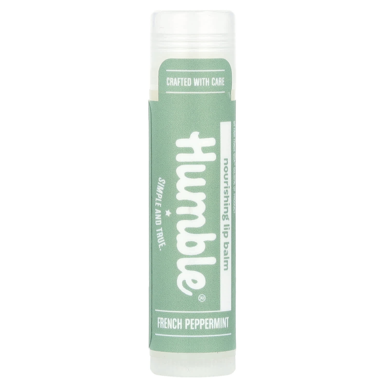 French Peppermint Lip Balm by Humble Brands - Cruelty-Free & Fair Trade - Image 1