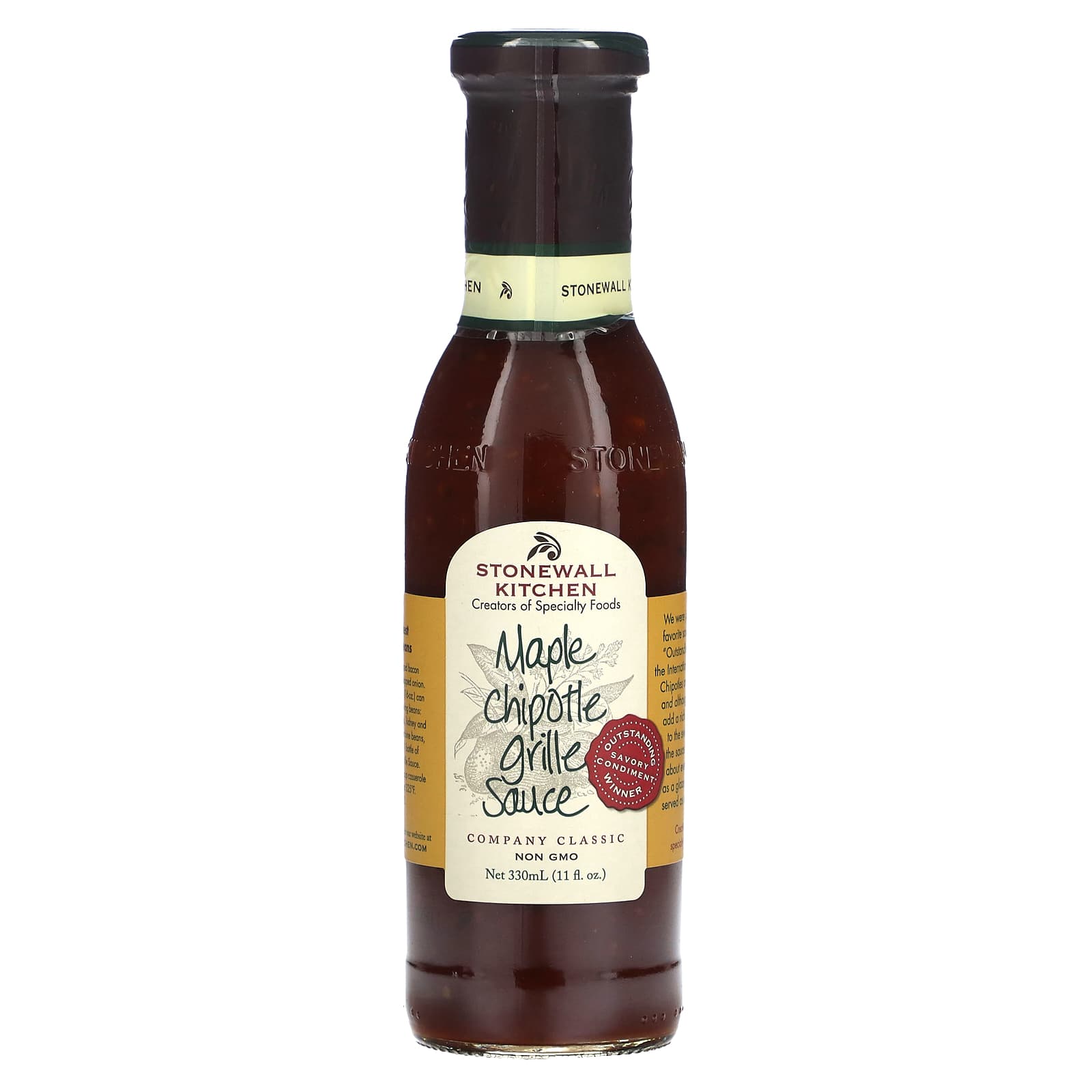 Stonewall Kitchen, Maple Chipotle Grille Sauce, 11 fl oz (330 ml) - Image 1