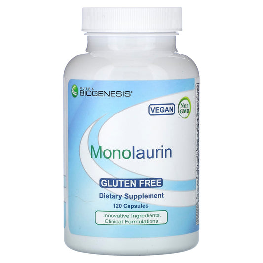 Nutra BioGenesis, Monolaurin, 120 Capsules (500 mg per Capsule) - Image 1