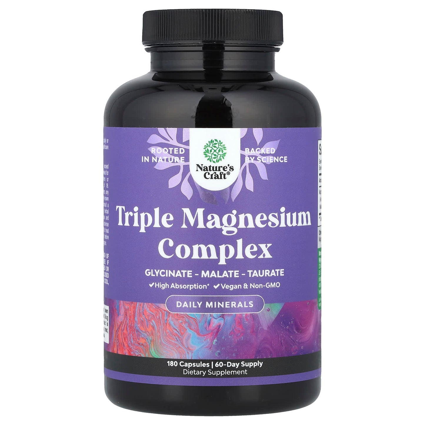 Nature's Craft, Triple Magnesium Complex, 180 Capsules (133 mg per Capsule) - Image 1