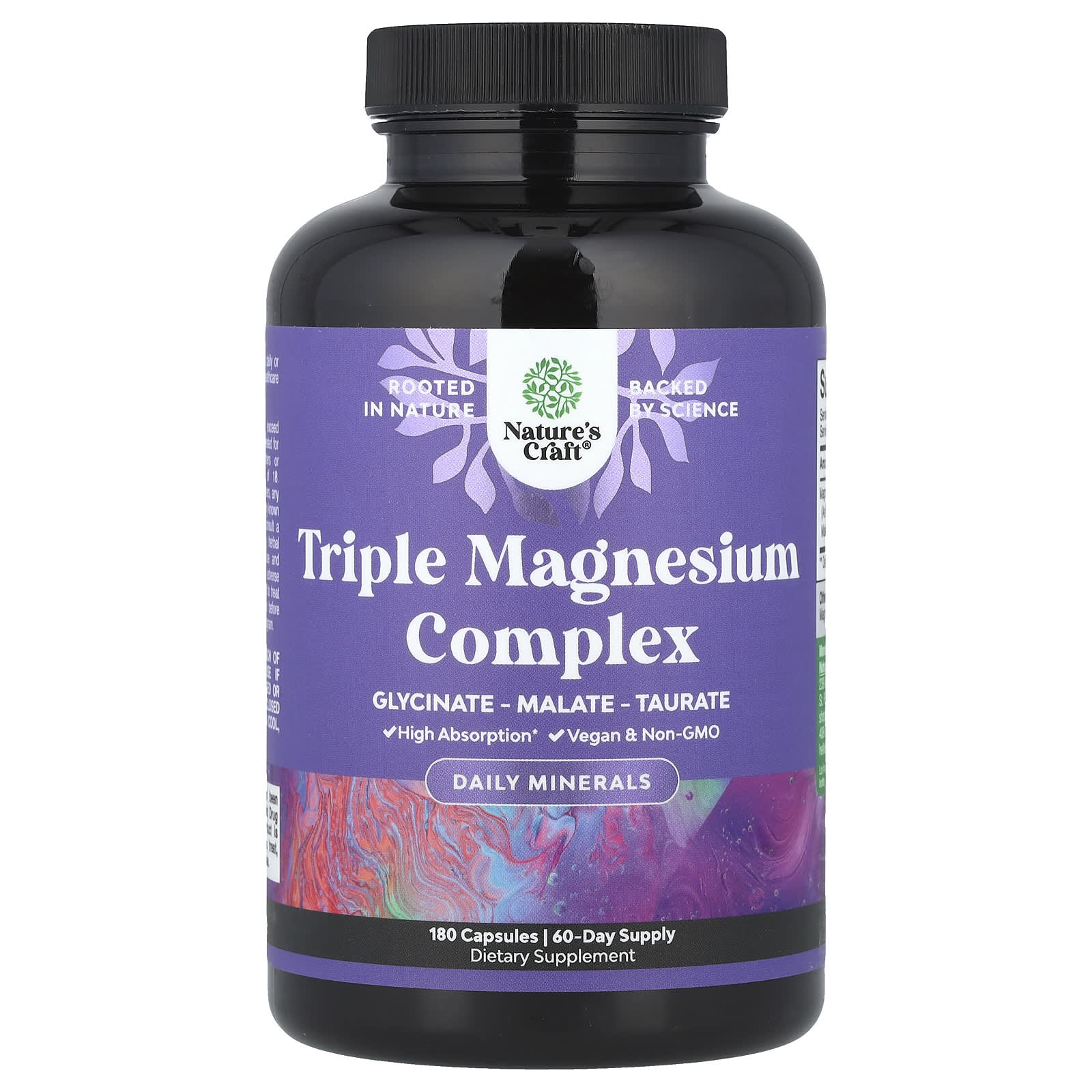 Nature's Craft, Triple Magnesium Complex, 180 Capsules (133 mg per Capsule) - Image 1