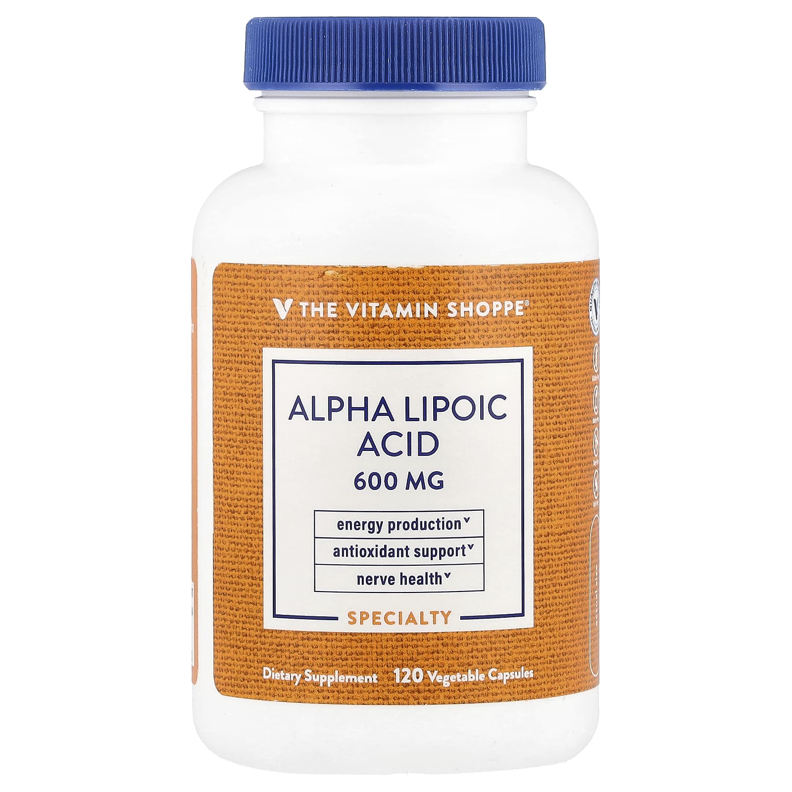 The Vitamin Shoppe, Alpha Lipoic Acid, 600 mg , 120 Vegetable Capsules - Image 1