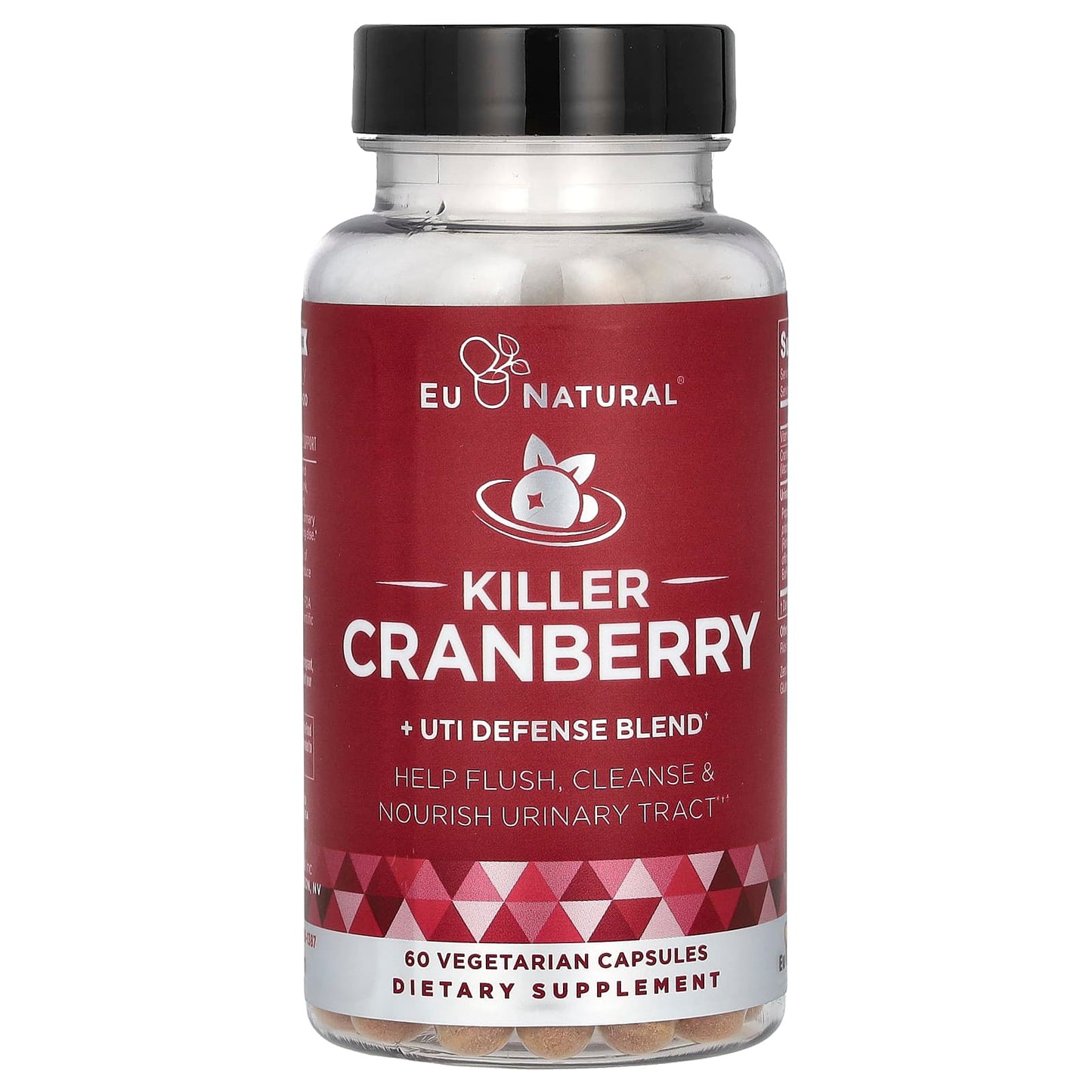 Natural UTI Defense with Eu Natural Cranberry Blend - 60 Capsules - Image 1