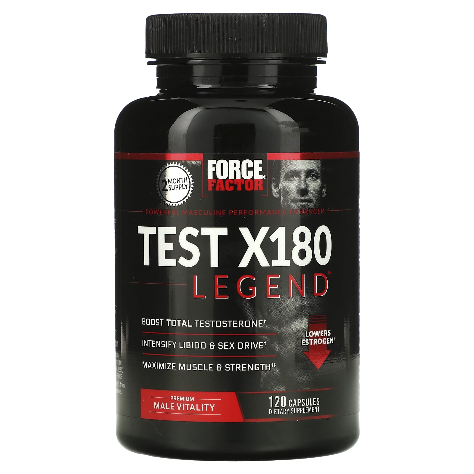 Unlock Your Masculine Potential with Test X180 Legend - 120 Capsules - Image 1