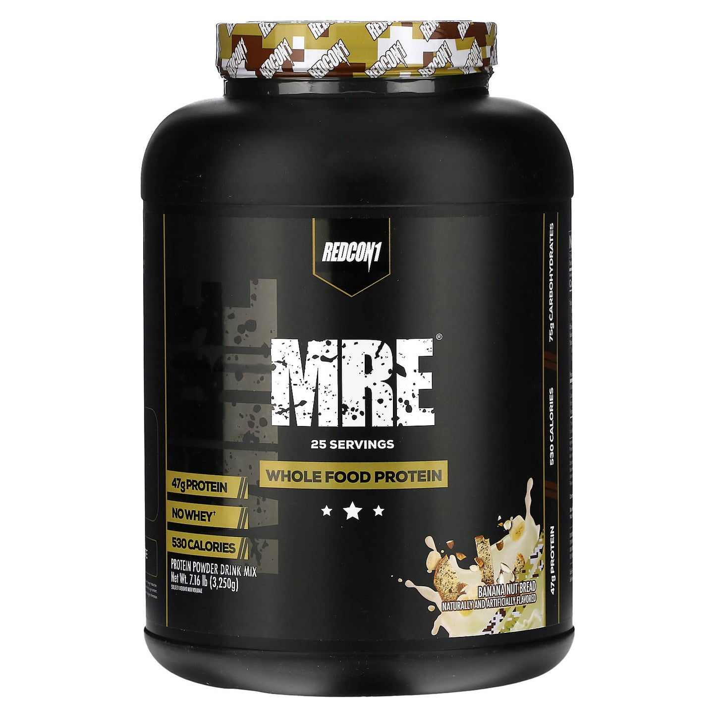 Redcon1, MRE, Whole Food Protein, Banana Nut Bread, 7.16 lb (3,250 g) - Image 1