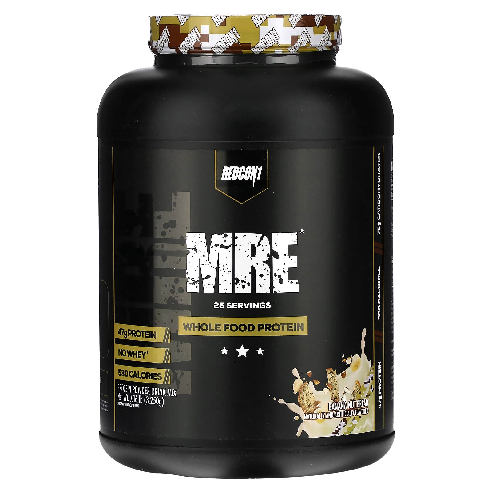 Redcon1, MRE, Whole Food Protein, Banana Nut Bread, 7.16 lb (3,250 g) - Image 1