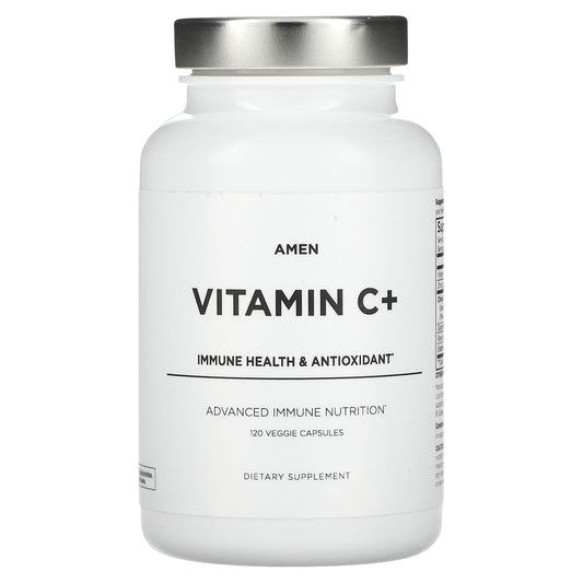 Boost Immune System with CodeAge Vitamin C+ 120 Veggie Capsules - Image 1