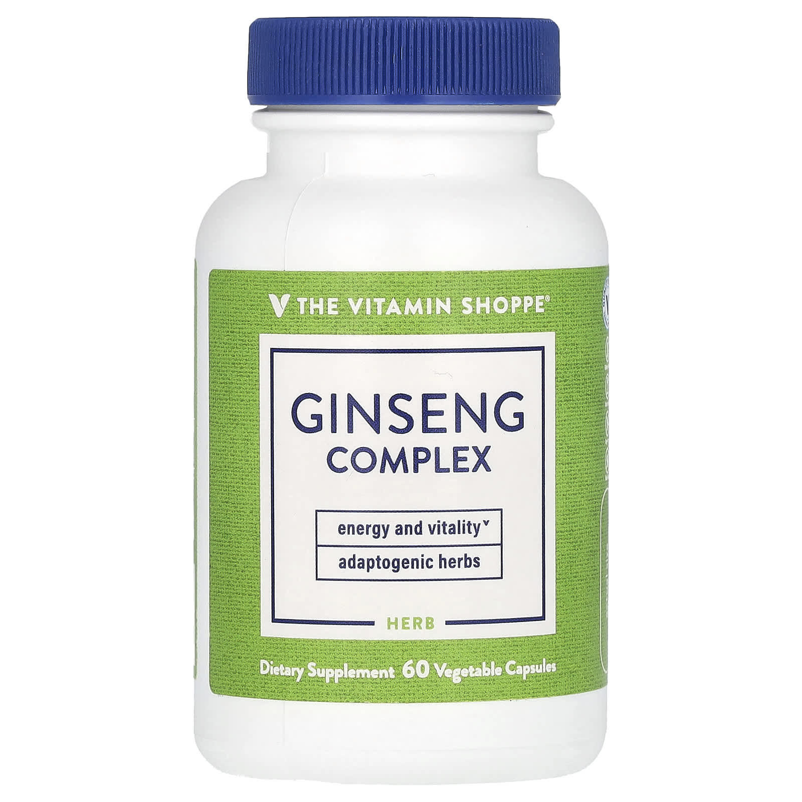 The Vitamin Shoppe, Ginseng Complex, 60 Vegetable Capsules - Image 1