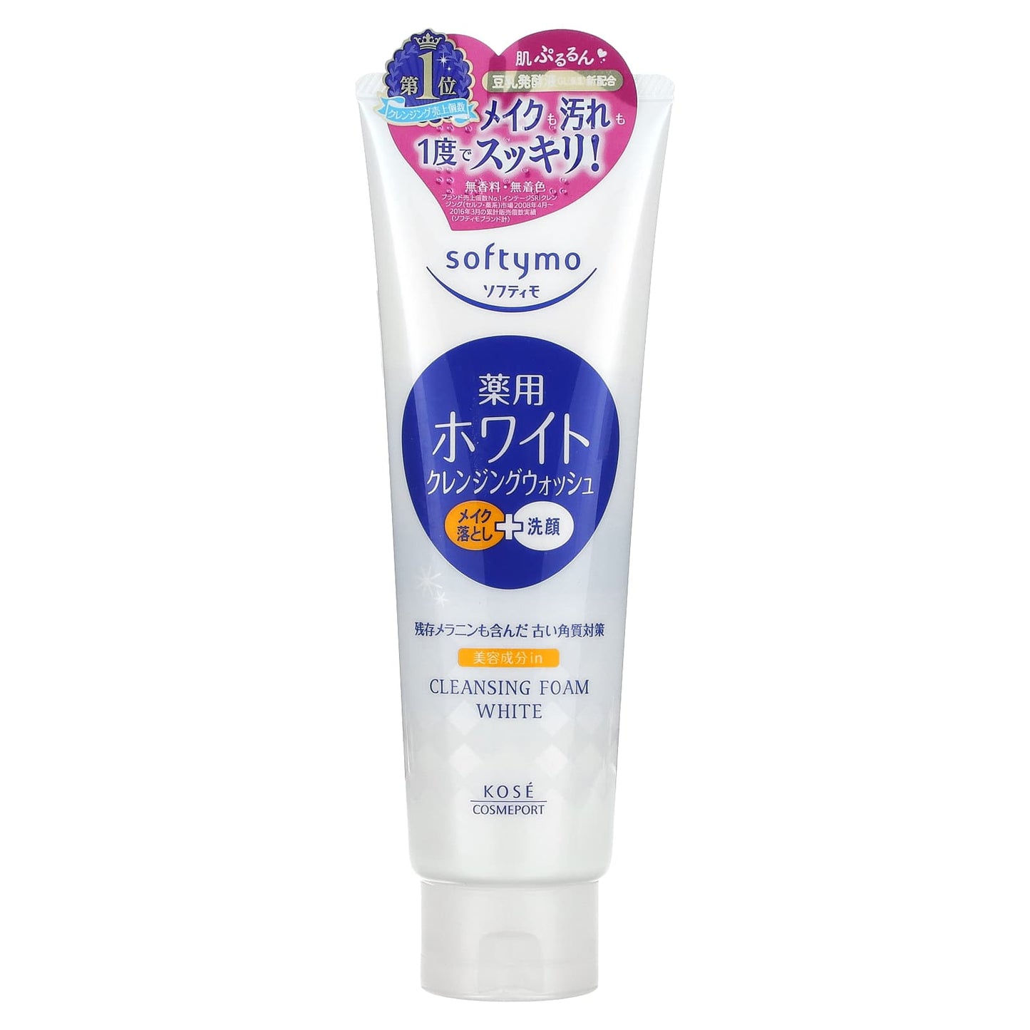 Softymo, Cleansing Foam, White, 6.7 oz (190 g) - Image 1