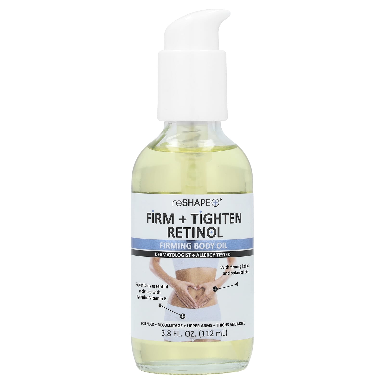 Reshape Plus, Firm + Tighten Retinol, Firming Body Oil, 3.8 fl oz (112 ml) - Image 1