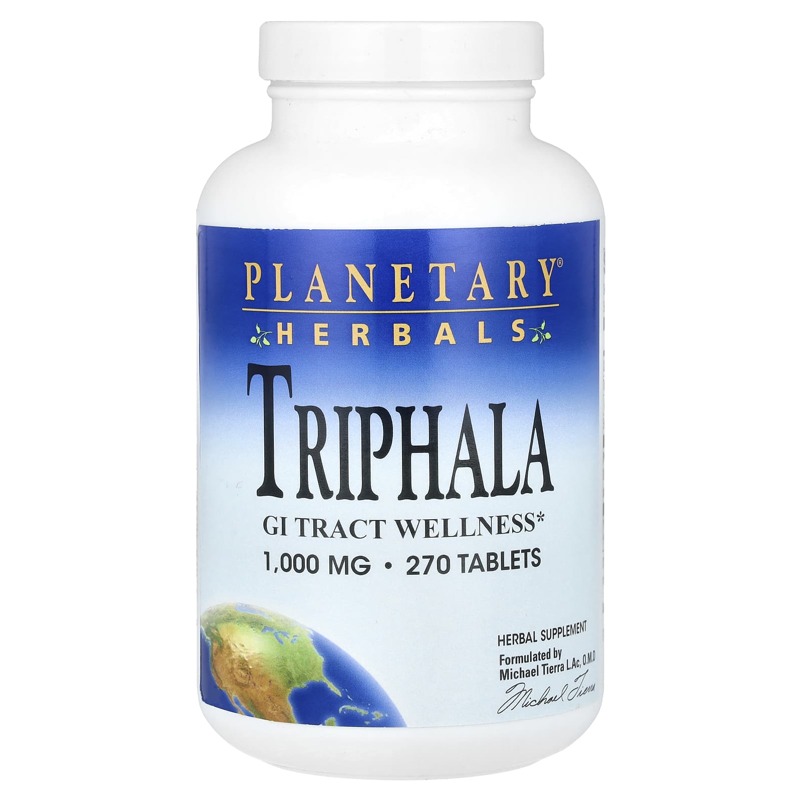 Planetary Herbals, Triphala, 270 Tablets - Image 1