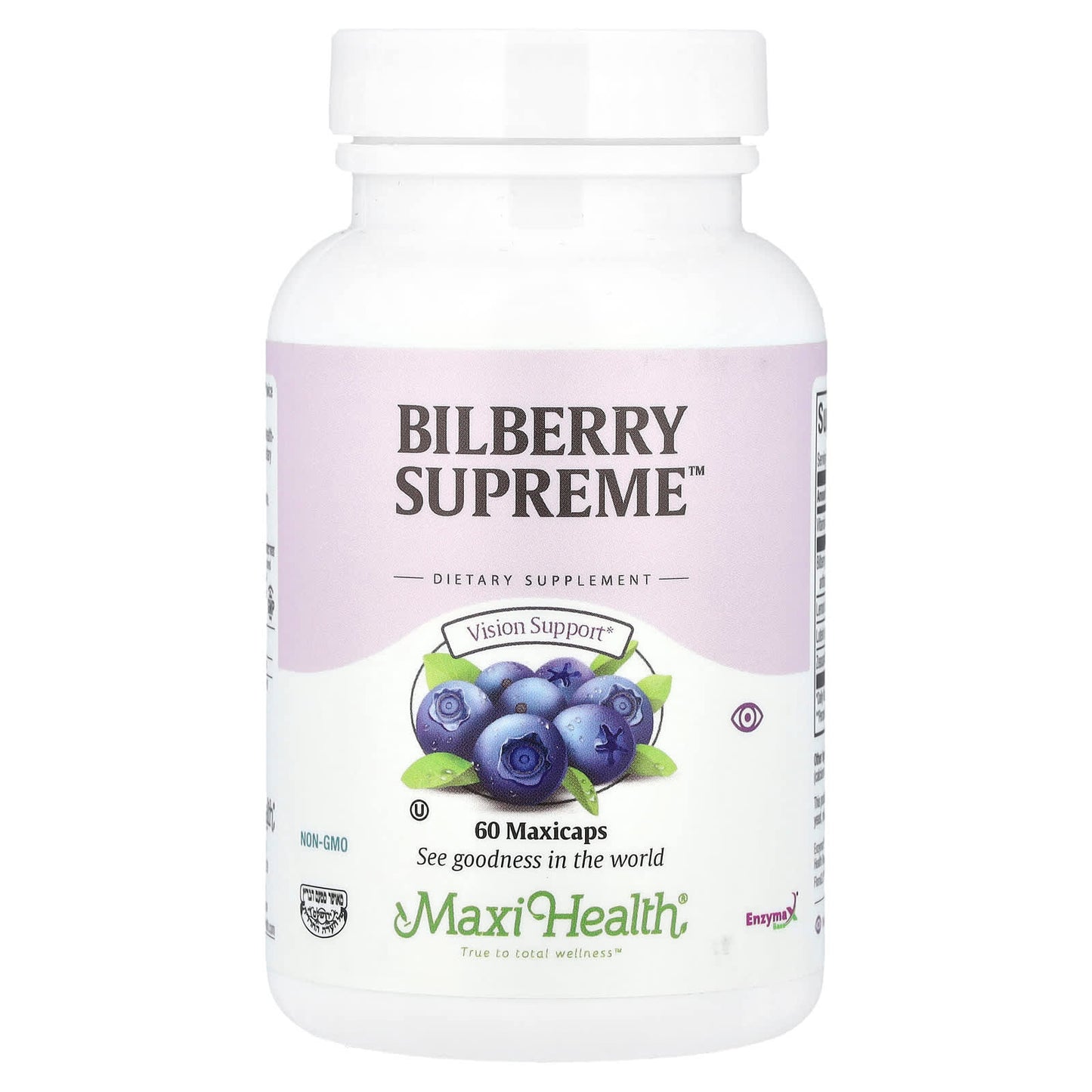 Maxi Health, Bilberry Supreme™, 60 Maxicaps - Image 1