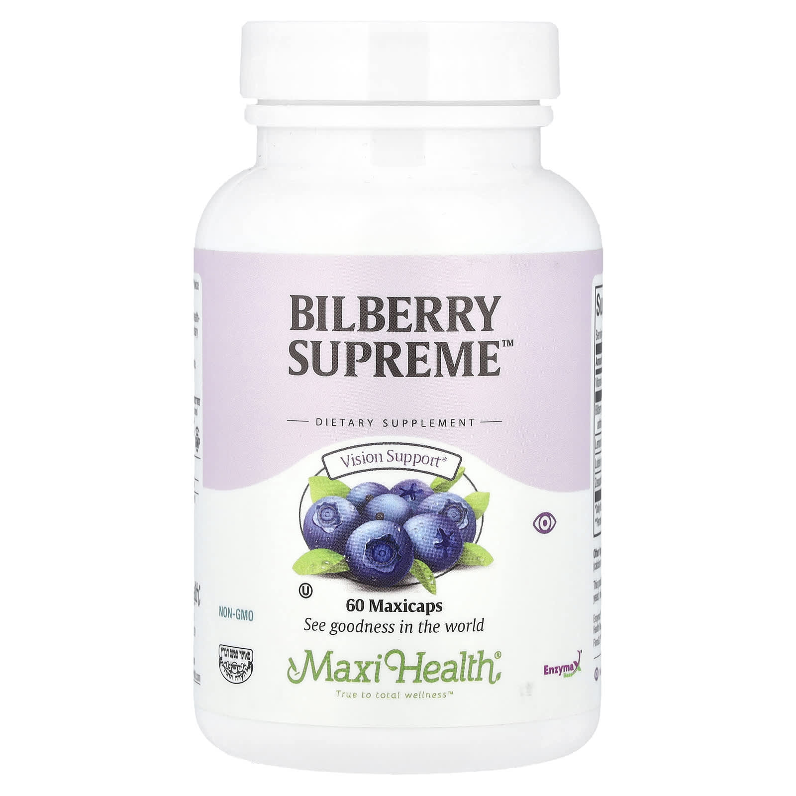 Maxi Health, Bilberry Supreme™, 60 Maxicaps - Image 1