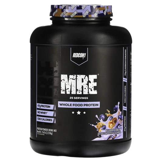 Redcon1, MRE, Whole Food Protein, Blueberry Cobbler, 7.16 lb (3,250 g) - Image 1
