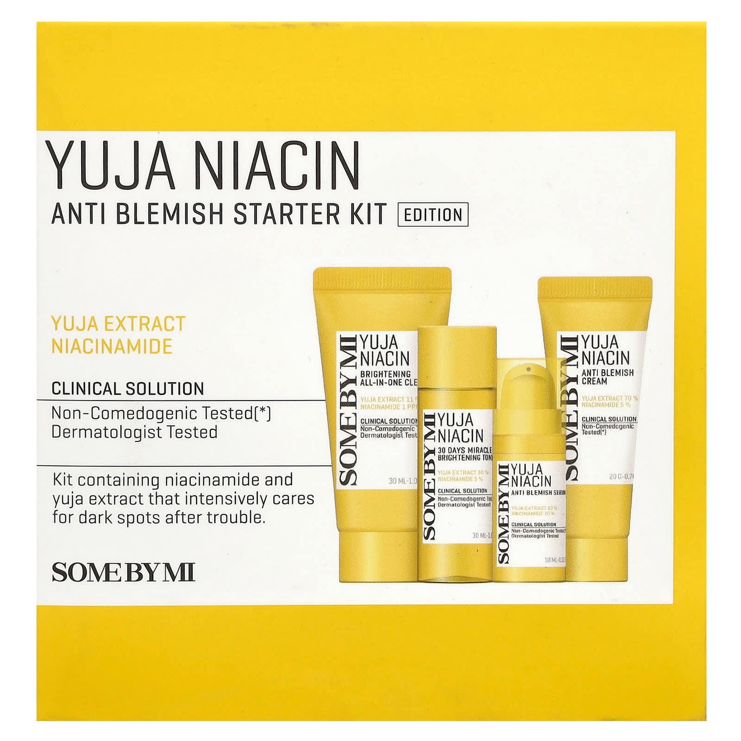 SOME BY MI, Yuja Niacin, Anti Blemish Starter Kit Edition, 4 Piece Kit - Image 2