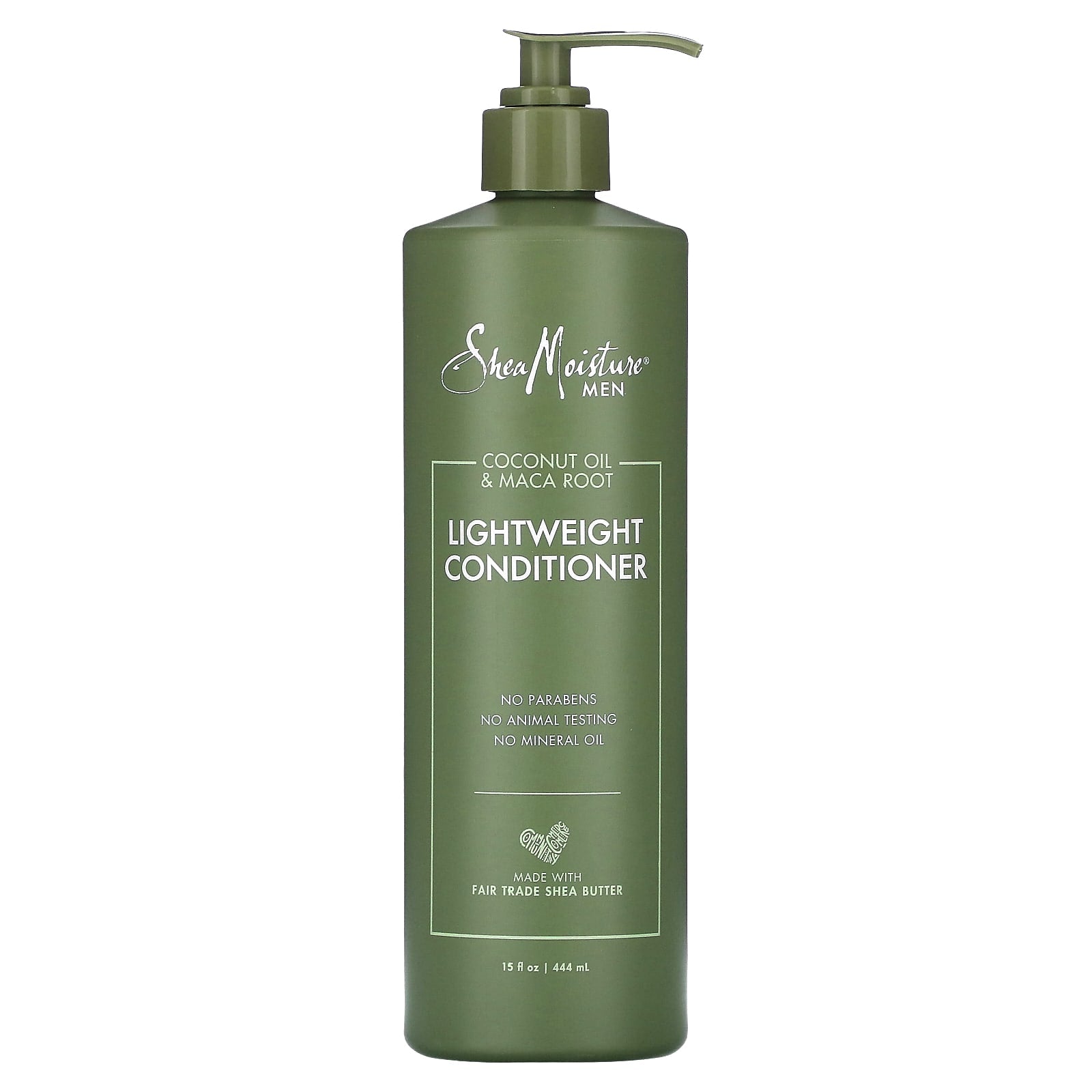 SheaMoisture, Men, Lightweight Conditioner, Coconut Oil & Maca Root, 15 fl oz (444 ml) - Image 1