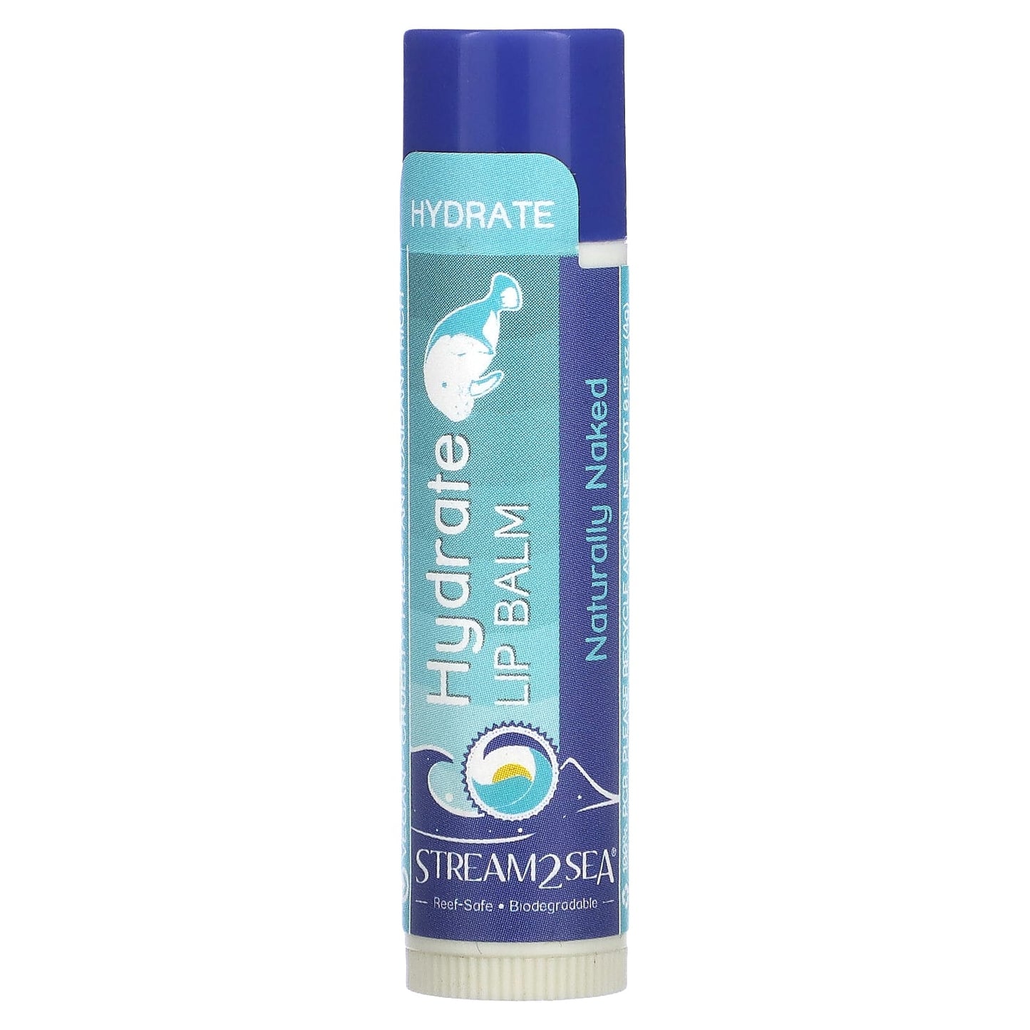 Stream2Sea, Hydrate Lip Balm, Naturally Naked, 0.15 oz (4 g) - Image 1