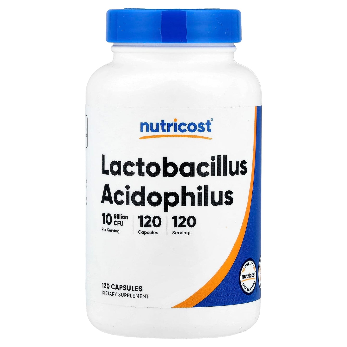 Nutricost, Lactobacillus Acidophilus, 10 Billion CFU, 120 Capsules - Image 1