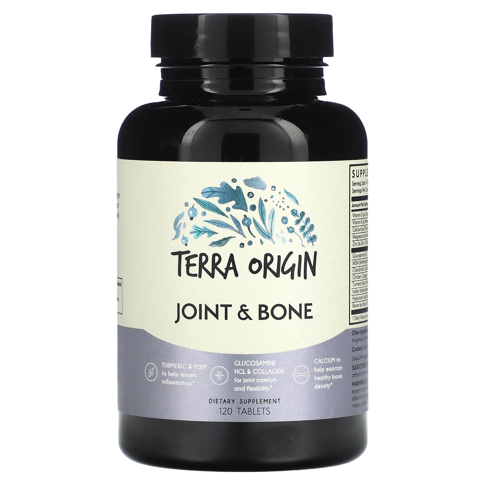 Terra Origin, Joint & Bone, 120 Tablets - Image 1