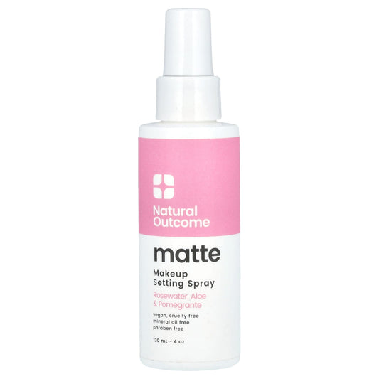 Natural Outcome, Matte, Makeup Settling Spray, 4 oz (120 ml) - Image 1