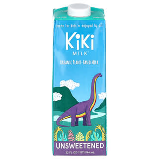 Organic Plant-Based Milk by Kiki Milk, Unsweetened, 32 fl oz